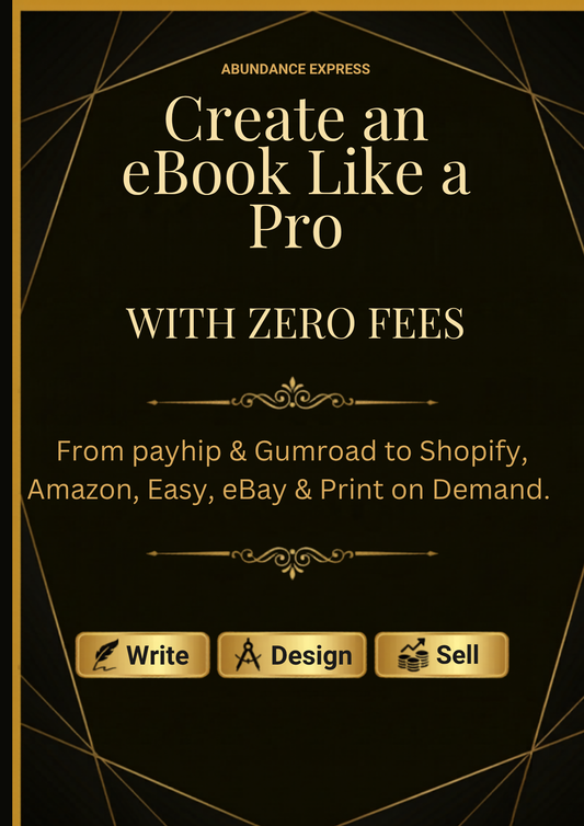 Create an eBook Like a Pro with Zero Fees